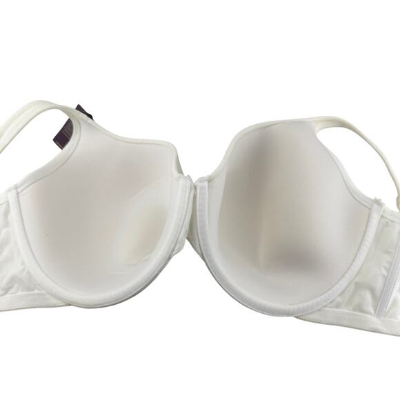 Lane Bryant Cacique White Lightly Lined T Shirt Bra 46D - Picture 4 of 8